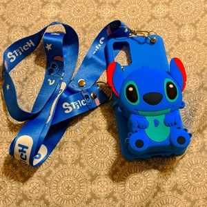 Stitch cellphone case money holder/cards